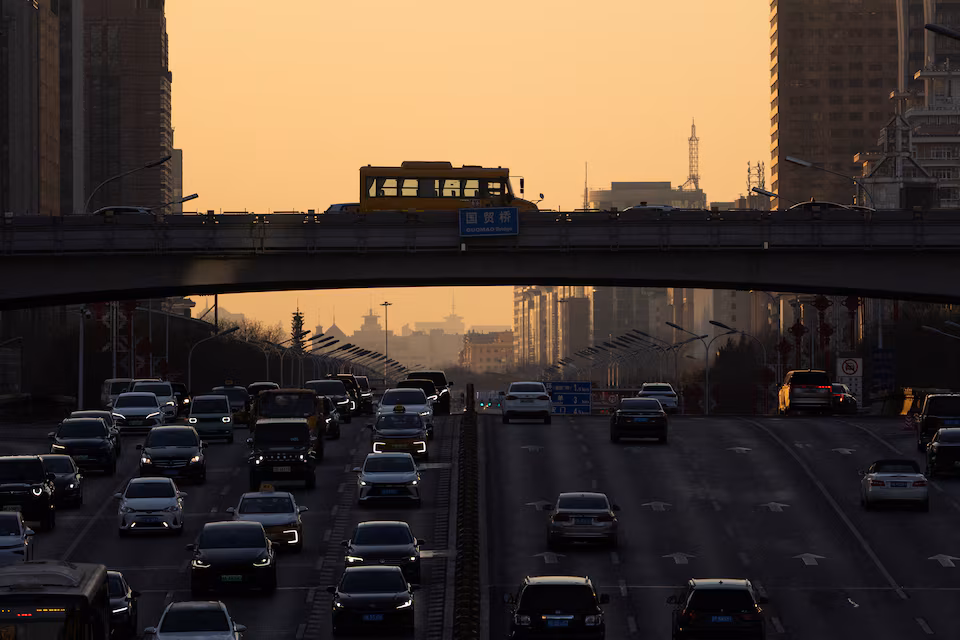 Voitures à Beijing en Chine
